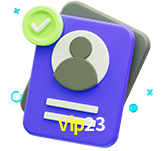 Tornar-se um membro do vip23 é muito simples